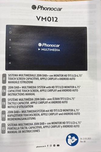 Phonocar autoradio 2din - autoradio,