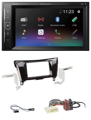 Pioneer dab mp3 2din - pioneer,