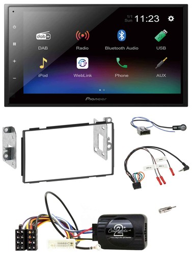Pioneer usb bluetooth dab 2din - usb,